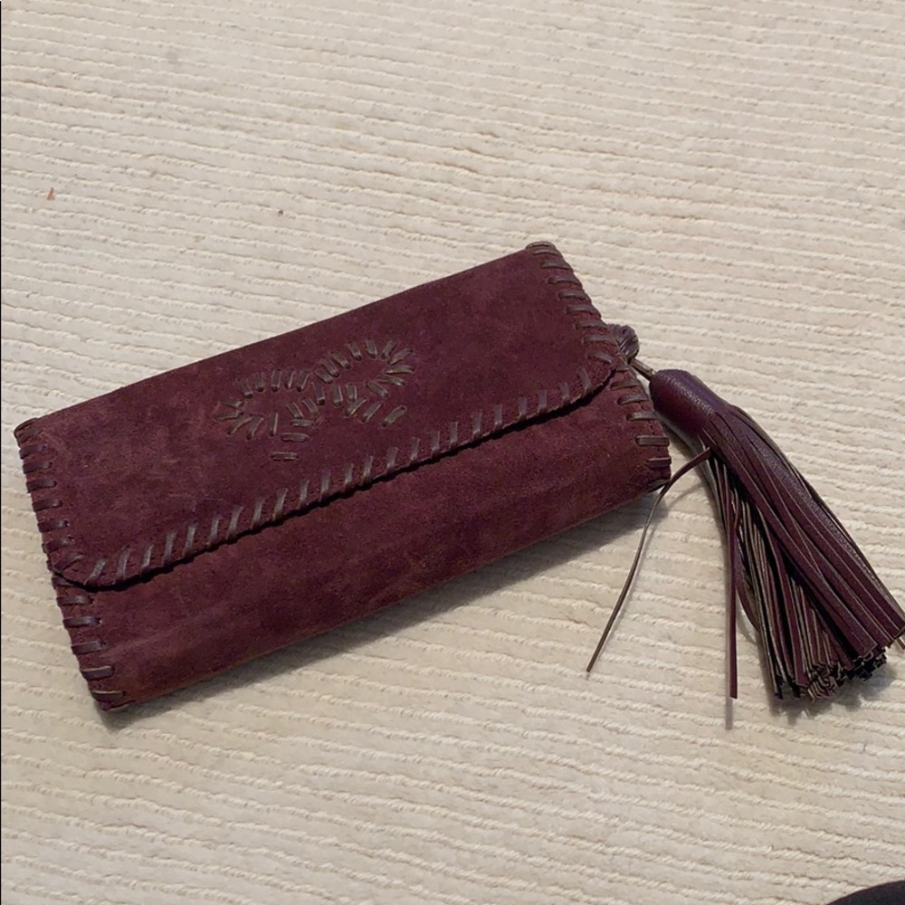 Genuine Anya Hindmarch Suede Clutch